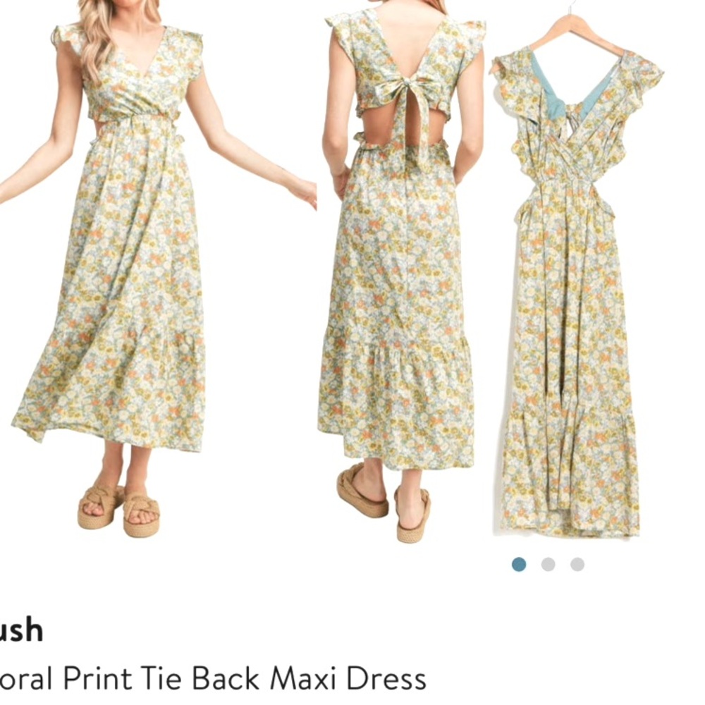 Floral maxi dress